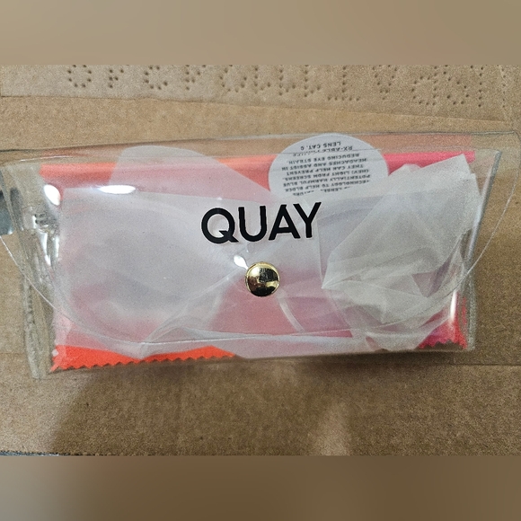 Quay Australia All Nighter Clear/Clear Glasses NWT Authentic - Picture 6 of 7